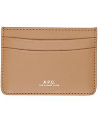 A.P.C. - ブラウン André カードケース - Lyst