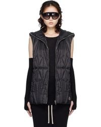 Rick Owens - Moncler + Geocamo Ziplock Down Vest - Lyst