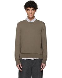 A.P.C. - Khaki Cotton Sweater - Lyst
