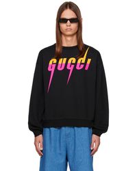Gucci - Logo-print Relaxed-fit Cotton-jersey Sweatshirt - Lyst