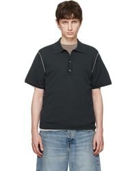 Won Hundred - Jonas Two Layer Knit Polo - Lyst