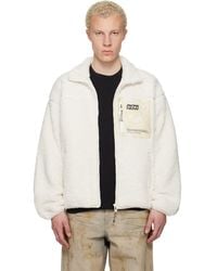 Aape By A Bathing Ape - Off- 'Aapenow' Moonface Zip-Up Sweater - Lyst