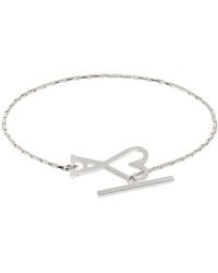 Ami Paris - Silver Ami De Cœur Chain Bracelet - Lyst