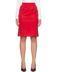 Coperni - Jupe Midi Rouge - Lyst
