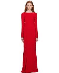 Givenchy - Red Chain Link Maxi Dress - Lyst