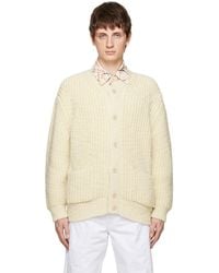 Lemaire - Off- Chunky Cardigan - Lyst