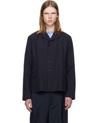 Jil Sander - Wool Poplin Blazer - Lyst