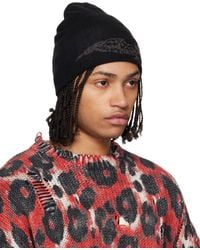 THUG CLUB Chimera Beanie in Black for Men | Lyst