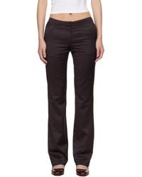 Our Legacy - Burgundy Poise Trousers - Lyst