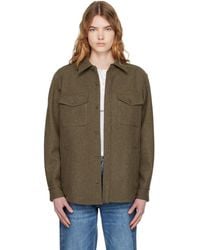 A.P.C. - Wool Shirt - Lyst