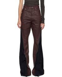 Rick Owens - Burgundy Concordians Bolan Banana Jeans - Lyst