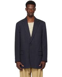メンズ Dries Van Noten Verner Panton Edition ネイビー エン