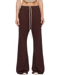 Rick Owens - Burgundy Concordians Pusher Lounge Pants - Lyst