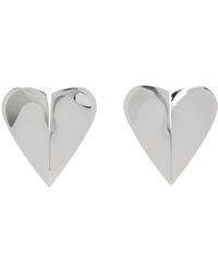 Alaïa - 'Le Cœur Torn' Earrings - Lyst