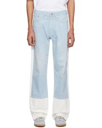 Bluemarble - Marble Paneled Jeans - Lyst