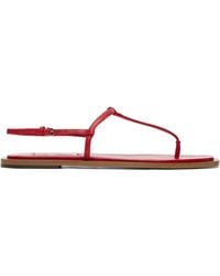 TOTEME - T-Strap Nappa Sandals - Lyst