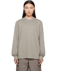 Rick Owens - Tower Short Crewneck Ls T-Shirt - Lyst
