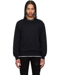 Versace Jeans Couture - ブラック ロゴカラー スウェットシャツ - Lyst
