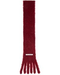 Acne Studios - Skinny Logo Scarf - Lyst