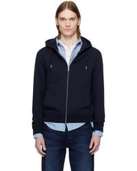 Ralph Lauren - ネイビー フリース フルジップ フーディ - Lyst