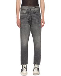 R13 - Ssense Exclusive Crossover Jeans - Lyst