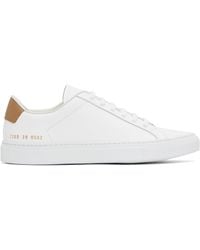Common Projects - ホワイト Retro Classic スニーカー - Lyst