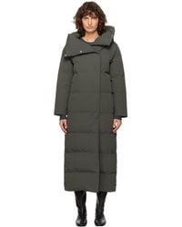 Paloma Wool - Khaki Long Pruit Down Coat - Lyst