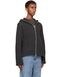 Our Legacy Mohair Full Zip Hoodie in Brown for Men | Lyst Our Legacy Mohair Full Zip Hoodie in Brown for Men | Lyst