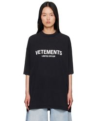 Vetements - 'limited Edition' T-shirt - Lyst