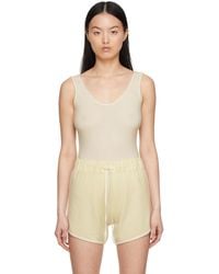 Lisa Yang - Ssense Exclusive Off- Leoni Bodysuit - Lyst