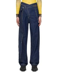 OTTOLINGER - Ssense Exclusive Signature Wrap Jeans - Lyst