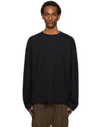 Dries Van Noten - Black Loose-fit Long Sleeve T-shirt - Lyst