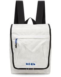 ADER error Coated Backpack - White