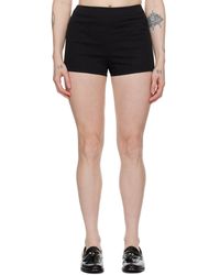 Max Mara - Black Drawstring Shorts - Lyst