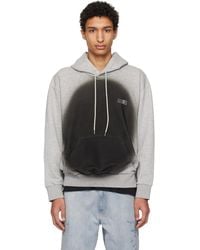 MM6 by Maison Margiela - Spray Print Hoodie - Lyst