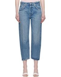 Citizens of Humanity - Dahlia Bow Leg Baby Roll Jeans - Lyst