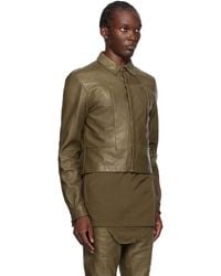 Rick Owens Alice Strobe Jacket in Black for Men | Lyst