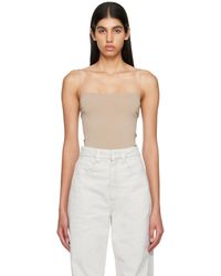 Lemaire - Beige Darted Camisole - Lyst
