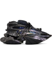 Balmain - Unicorn Low Earth & Stars Print Sneakers - Lyst