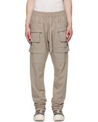 Rick Owens - Tower Creatch Cargo Drawstring Pants - Lyst