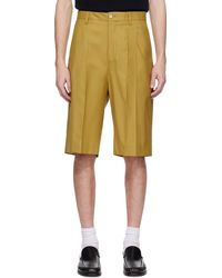 Cmmn Swdn - Short Ara Jaune À Plis - Lyst