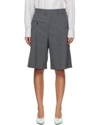 MM6 by Maison Margiela - Wool-Blend Tailored Shorts - Lyst