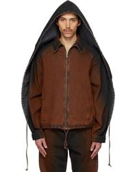 Egonlab - Convertible Hooded Denim Jacket - Lyst
