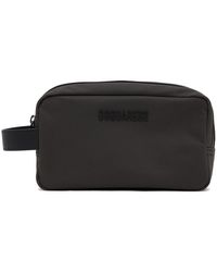 DSquared² - Gray & Black Urban Beauty Pouch - Lyst