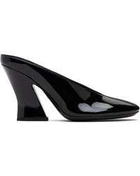 Givenchy - Chaussures À Talon Sculptural De Style Mule Noires - Lyst
