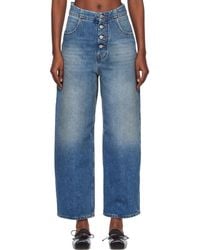 MM6 by Maison Margiela - Straight-Leg Jeans - Lyst