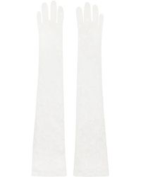 Anna Sui - Ssense Exclusive Floral Gloves - Lyst