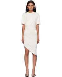 Mugler - Draped Pierced Day Minidress - Lyst