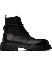 Marsèll - Carraucola Pebbled Leather Boots - Lyst