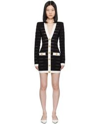 Balmain - Robe courte avec décoration - Lyst